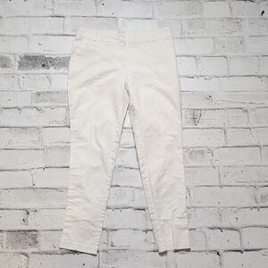 Forever 21 White Skinny Pants Casual Stretch Minimalist Ankle Pants